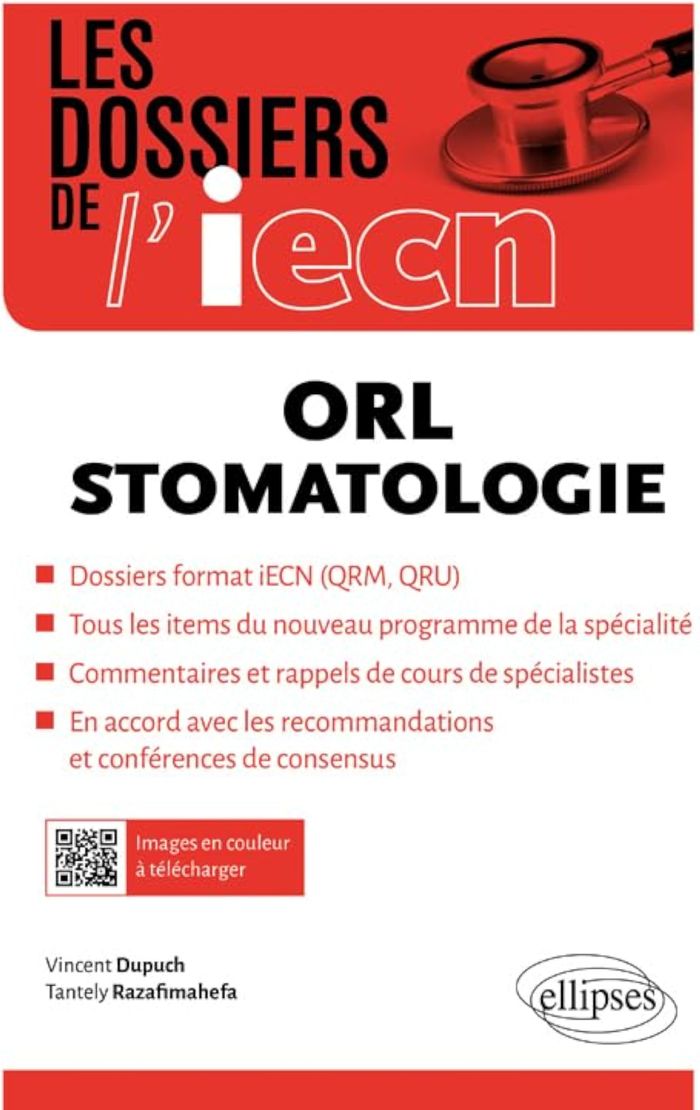 Couverture du livre « ORL-STOMATOLOGIE » de Dupuch/razafimahefa, librairie Les Contes Infusés à Corte