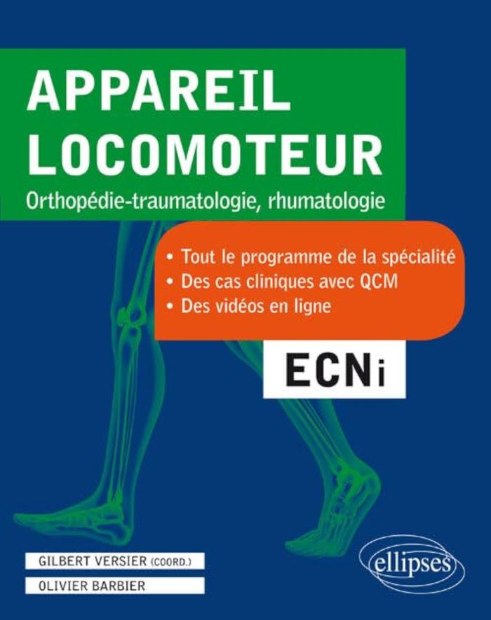 Couverture du livre « APPAREIL LOCOMOTEUR » de Versier/barbier, librairie Les Contes Infusés à Corte