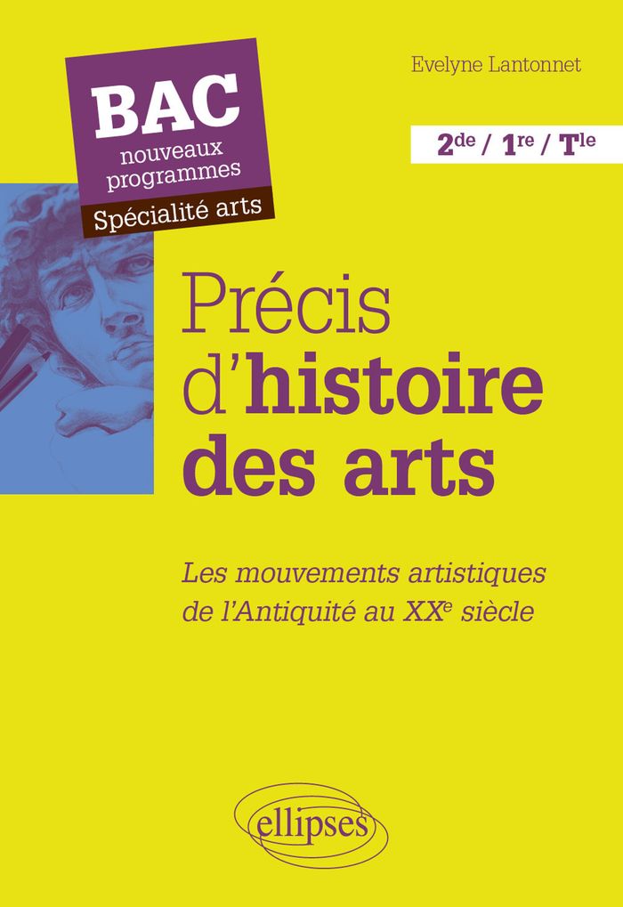 Couverture du livre « PRECIS D'HISTOIRE DES ARTS - LES MOUVEMENTS ARTISTIQUES, DE L'ANTIQUITE AU XXE SIECLE - BAC NOUVEAUX » de Evelyne Lantonnet, librairie Les Contes Infusés à Corte