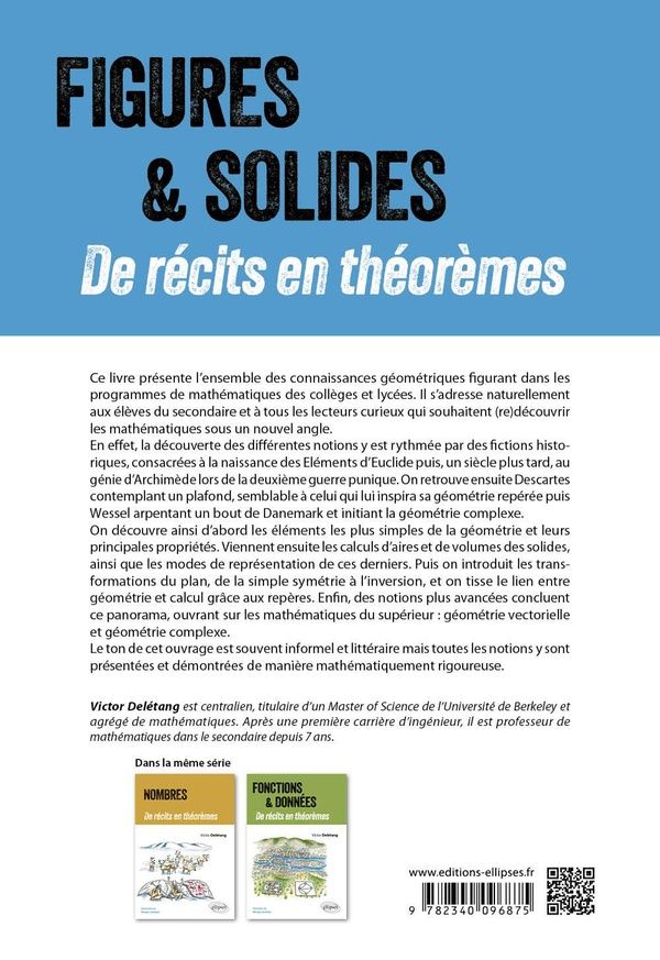 Quatrième de couverture de « FIGURES ET SOLIDES - DE RECITS EN THEOREMES »