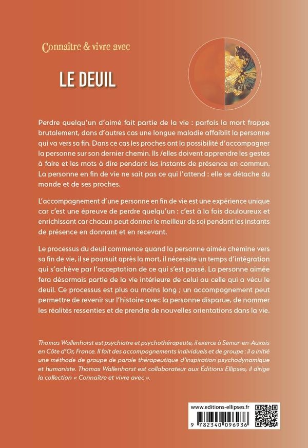 Quatrième de couverture de « LE DEUIL »