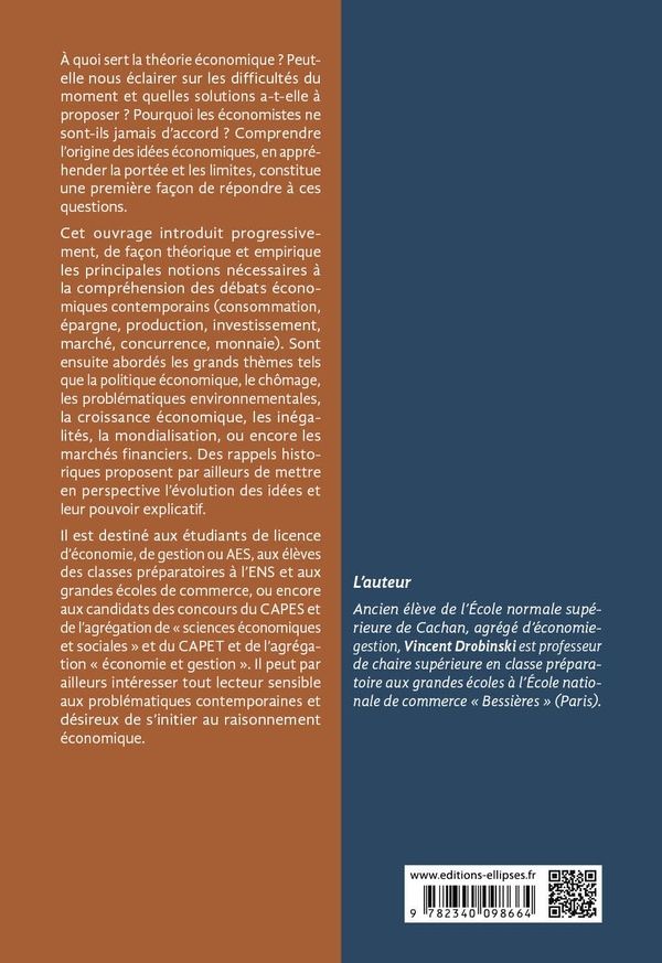 Quatrième de couverture de « Introduction à l'économie »