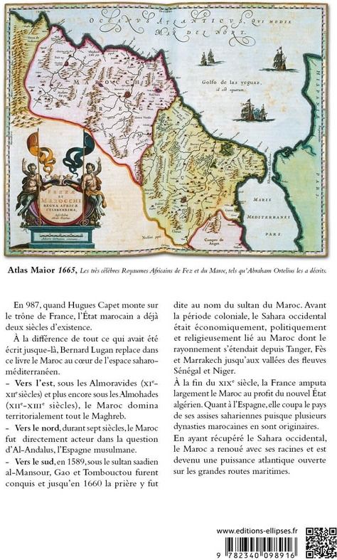 Quatrième de couverture de « Histoire du Maroc : des origines à nos jours »
