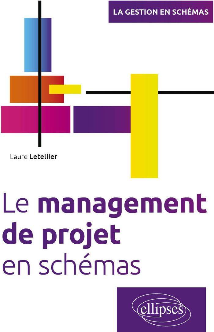 Couverture du livre « Le management de projet en schémas » de Laure Letellier, librairie Les Contes Infusés à Corte