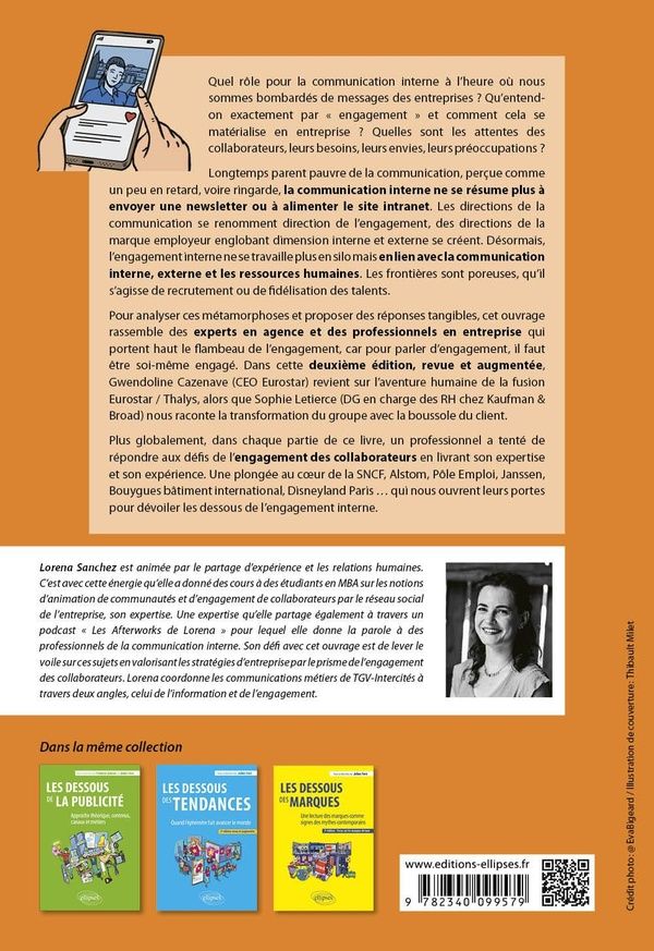Quatrième de couverture de « Les dessous de l'engagement en entreprise : quand les collaborateurs en sont le coeur »