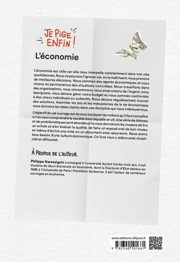 Quatrième de couverture de « L'économie »
