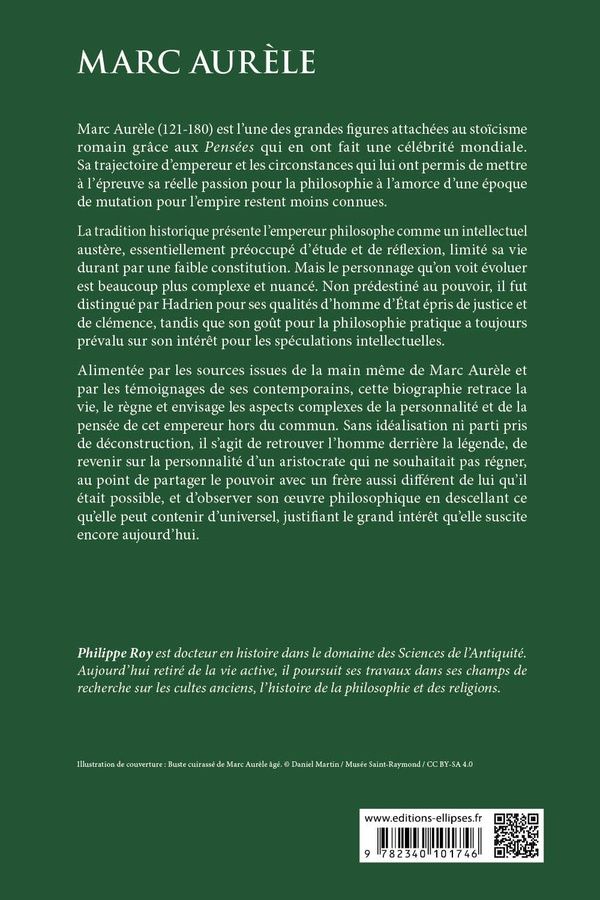 Quatrième de couverture de « Marc Aurèle »