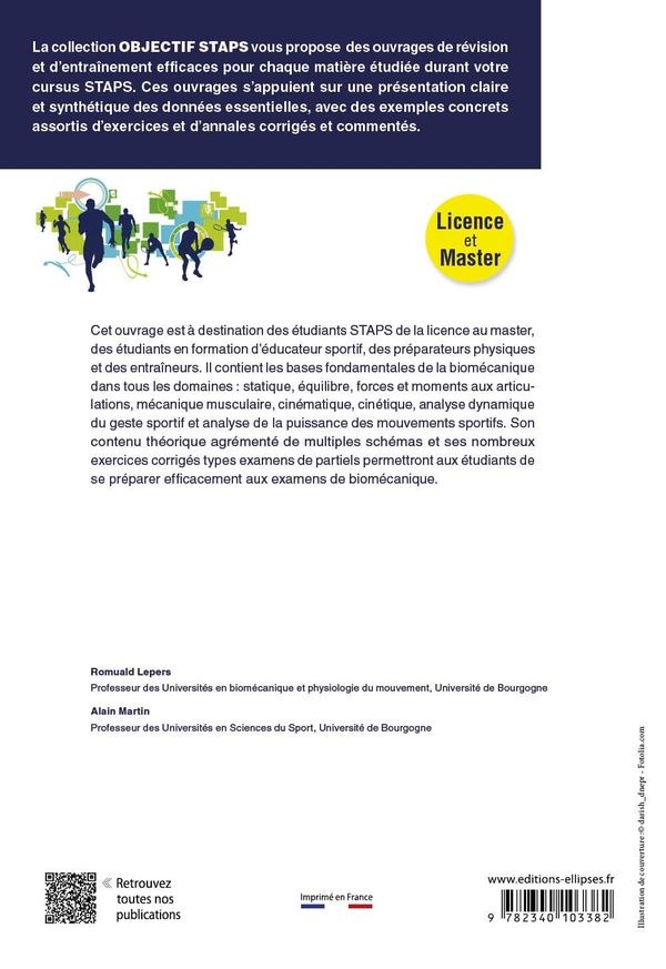 Quatrième de couverture de « Biomécanique »