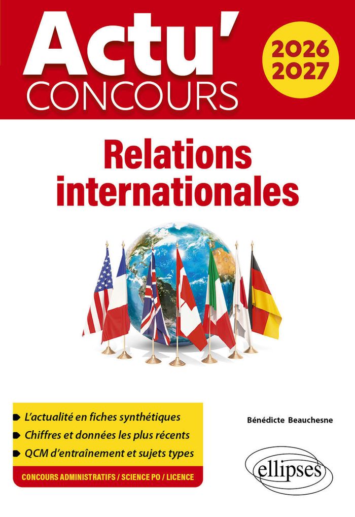 Couverture du livre « Relations internationales », librairie Les Contes Infusés à Corte