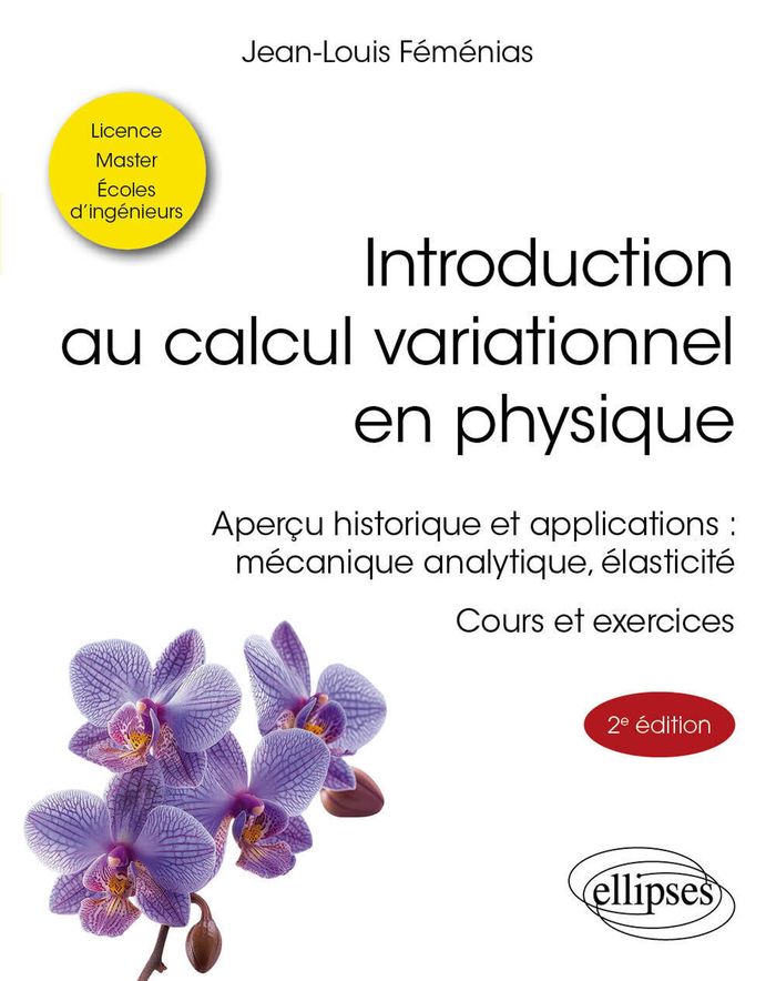 Couverture du livre « Introduction au calcul variationnel en physique : aperçu historique et applications » de Jean-Louis Feménias, librairie Les Contes Infusés à Corte