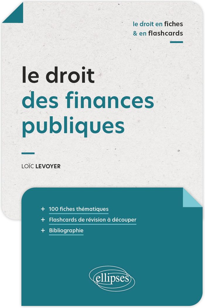 Couverture du livre « Le droit des finances publiques » de Loïc Levoyer, librairie Les Contes Infusés à Corte