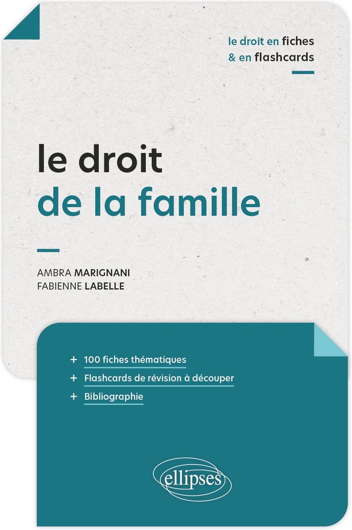 Couverture du livre « Le droit de la famille » de Ambra Marignani, librairie Les Contes Infusés à Corte