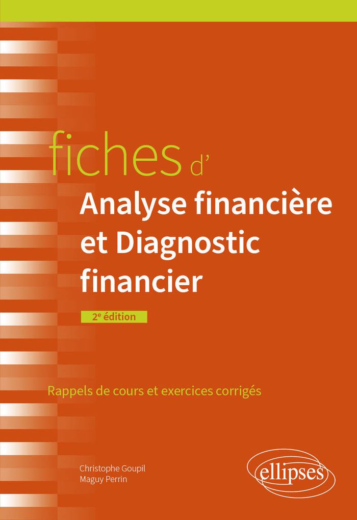 Couverture du livre « Fiches d'analyse financière et diagnostic financier : rappels de cours et exercices corrigés » de Maguy Perrin, librairie Les Contes Infusés à Corte