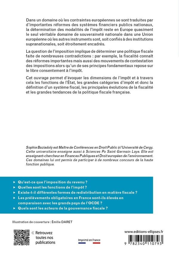 Quatrième de couverture de « L'IMPOT ET LA POLITIQUE FISCALE »