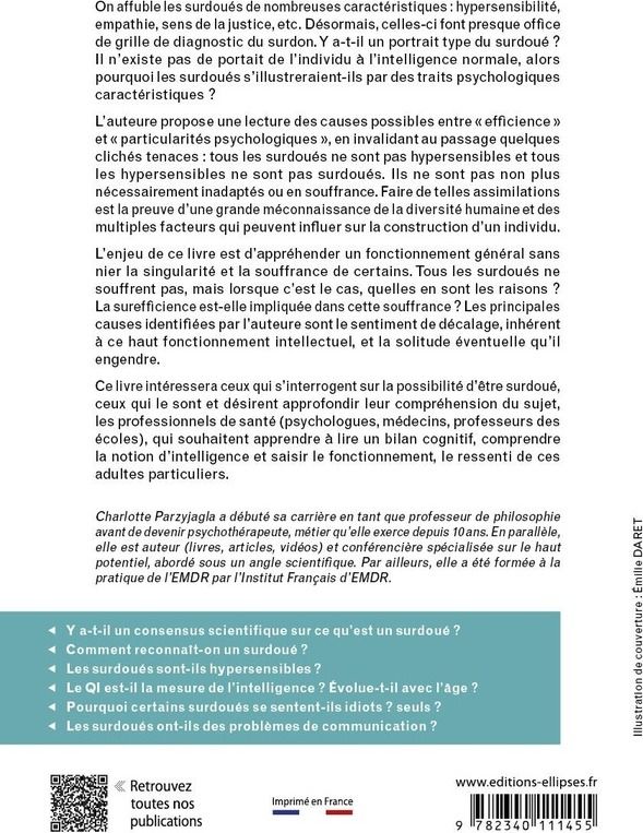 Quatrième de couverture de « Les adultes surdoués »