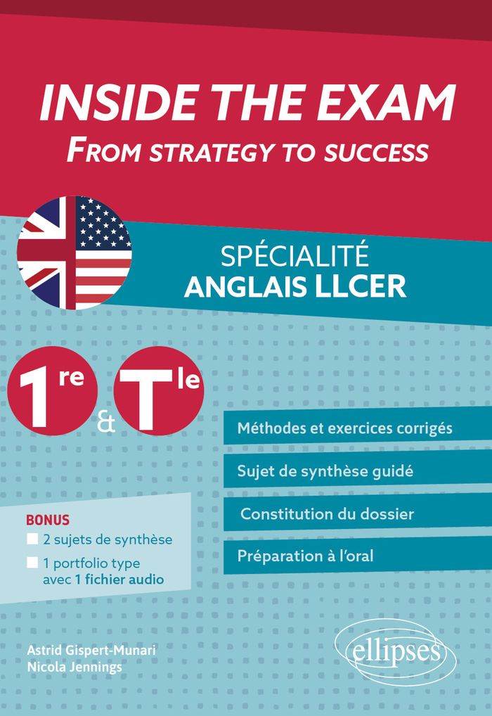 Couverture du livre « INSIDE THE EXAM. SPECIALITE ANGLAIS LLCER 1RE ET TLE - FROM STRATEGY TO SUCCESS. METHODES ET EXERCIC » de Gispert-Munari, librairie Les Contes Infusés à Corte
