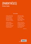 Quatrième de couverture de « (PARENTHESES) »