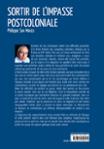 Quatrième de couverture de « SORTIR DE L'IMPASSE POSTCOLONIALE »