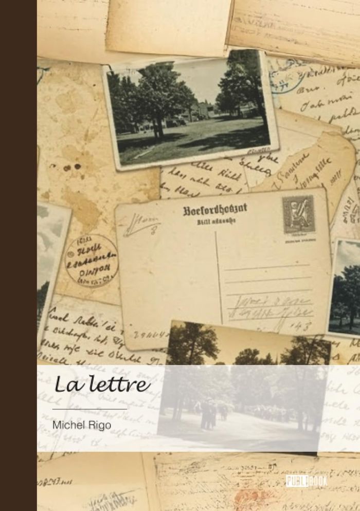 Couverture du livre « La lettre » de Michel Rigo, librairie Les Contes Infusés à Corte