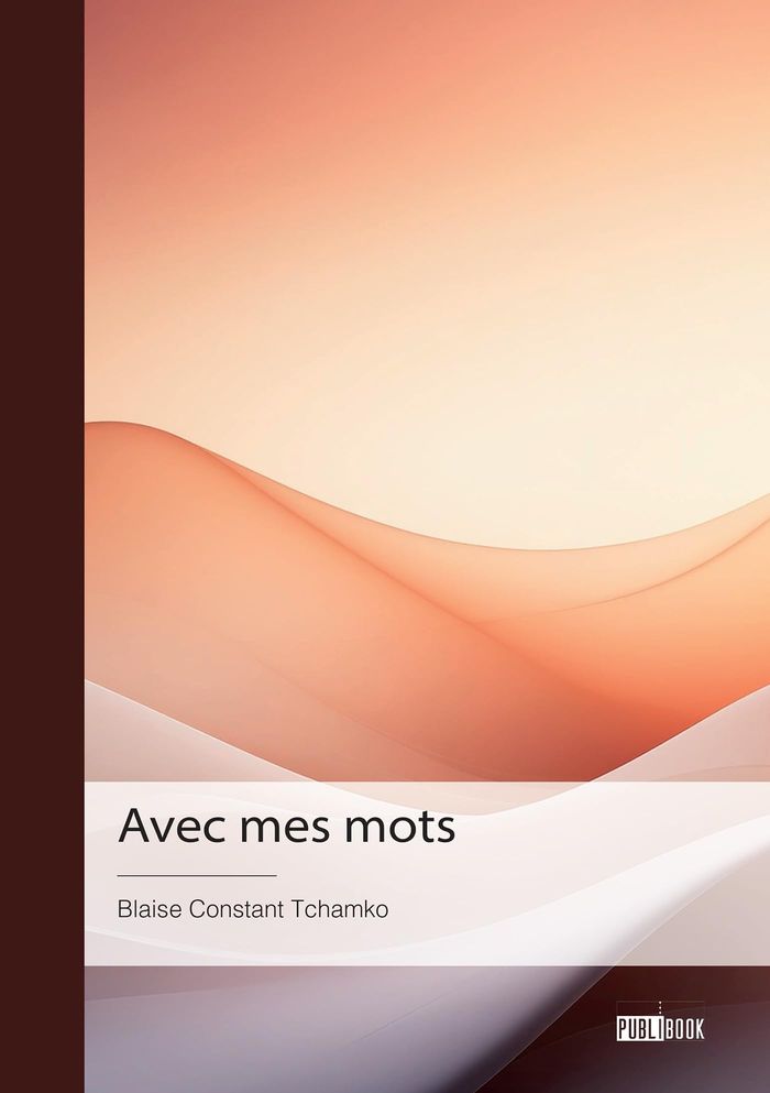 Couverture du livre « Avec mes mots » de Blaise Constant Tchamko, librairie Les Contes Infusés à Corte