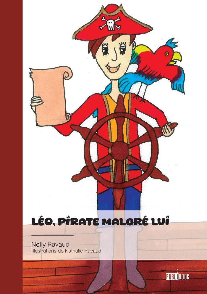 Couverture du livre « Léo, pirate malgré lui » de Nelly Ravaud, librairie Les Contes Infusés à Corte