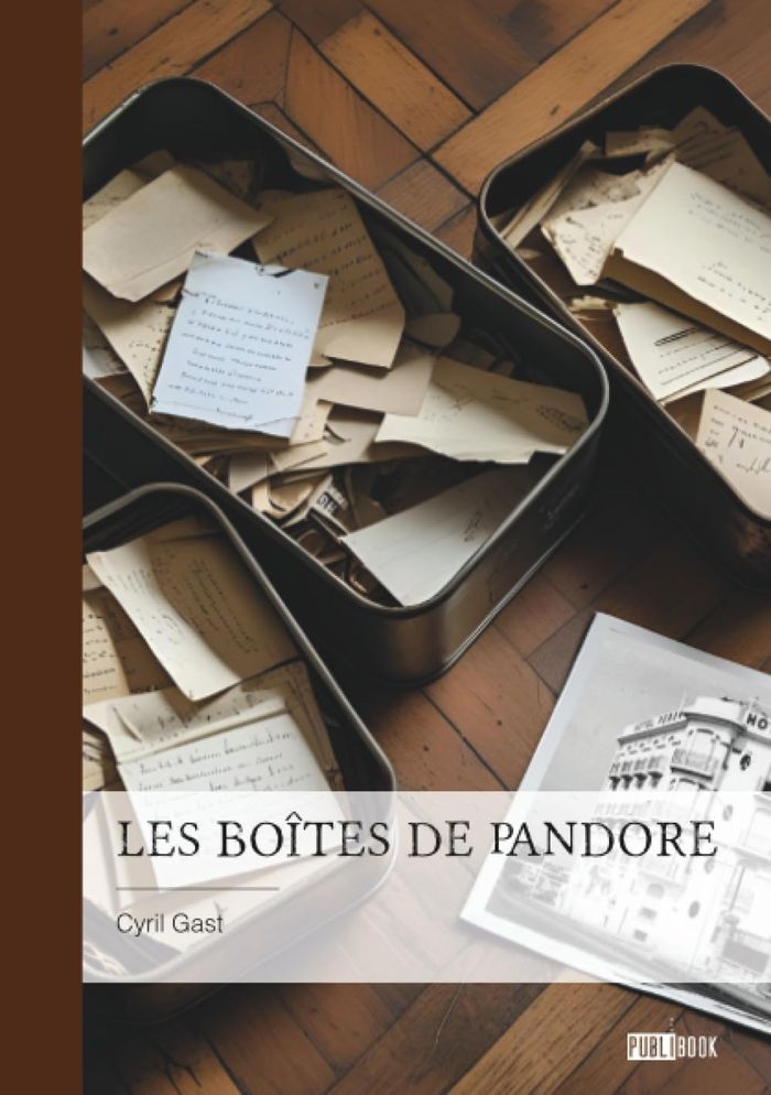 Couverture du livre « LES BOITES DE PANDORE » de Cyril Gast, librairie Les Contes Infusés à Corte