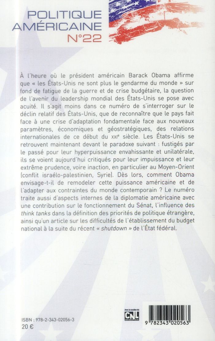 Quatrième de couverture de « LES DEFIS DE LA RELATION TRANSATLANTIQUE - VOL22 »