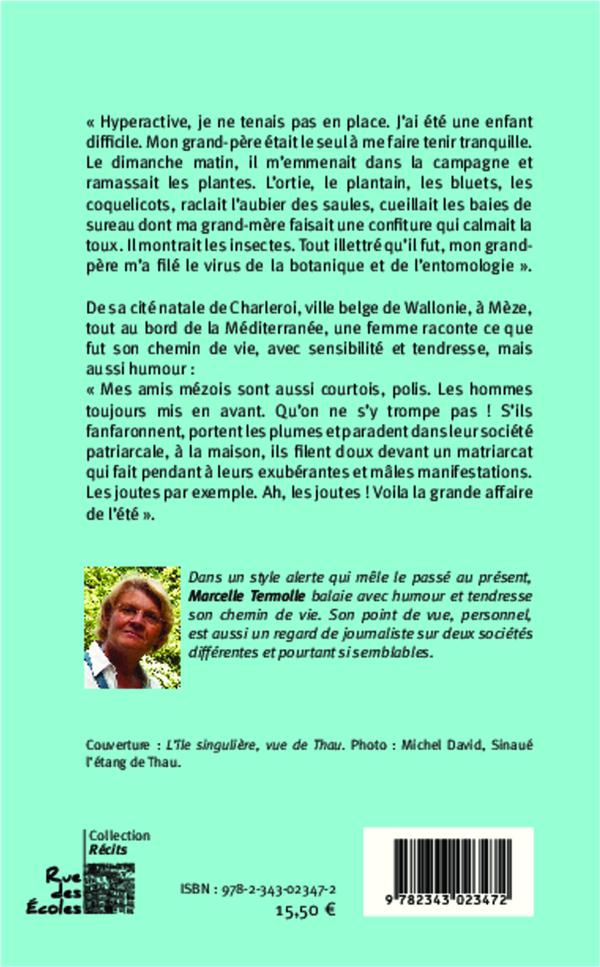 Quatrième de couverture de « L'INSOLENTE - LE CHEMIN DE VIE D'UNE JOURNALISTE DE DE CHARLERO A MEZE »