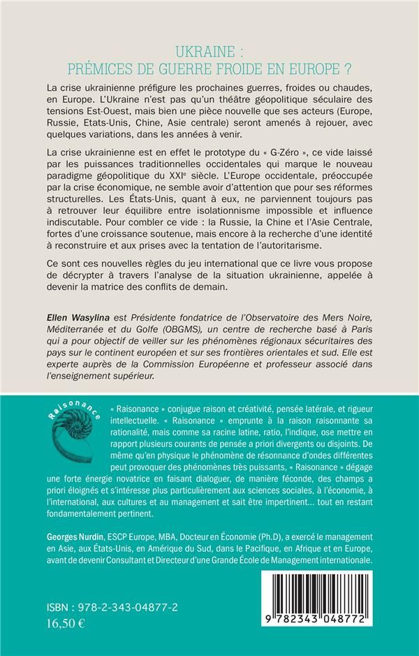 Quatrième de couverture de « UKRAINE : PREMICES DE GUERRE FROIDE EN EUROPE ? »