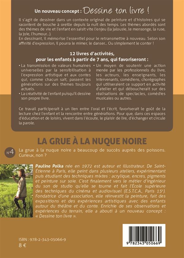 Quatrième de couverture de « LA GRUE A LA NUQUE NOIRE - N 4 »
