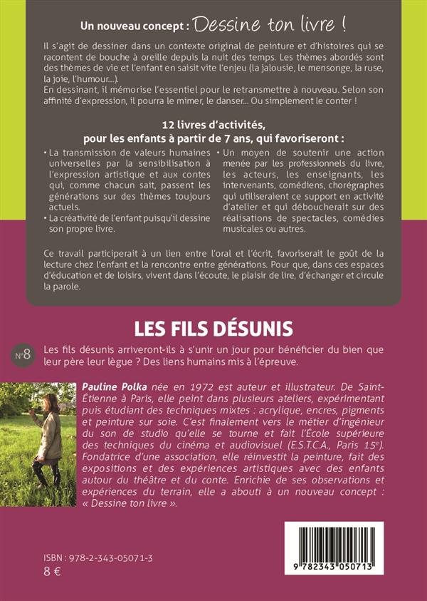 Quatrième de couverture de « LES FILS DESUNIS - N 8 »
