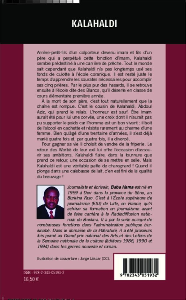 Quatrième de couverture de « KALAHALDI. LA PATTE DE CHAROGNARD »