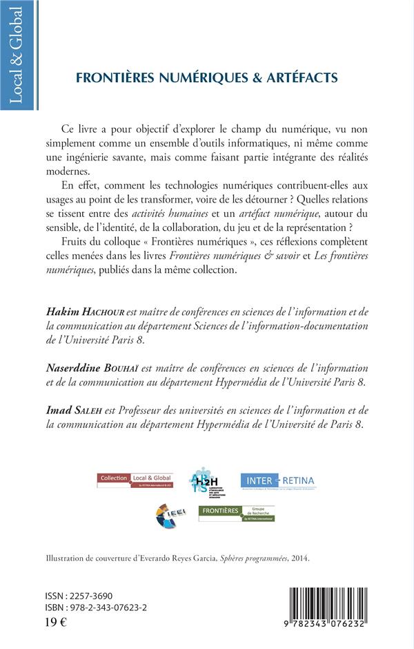 Quatrième de couverture de « FRONTIERES NUMERIQUES ET ARTEFACTS »