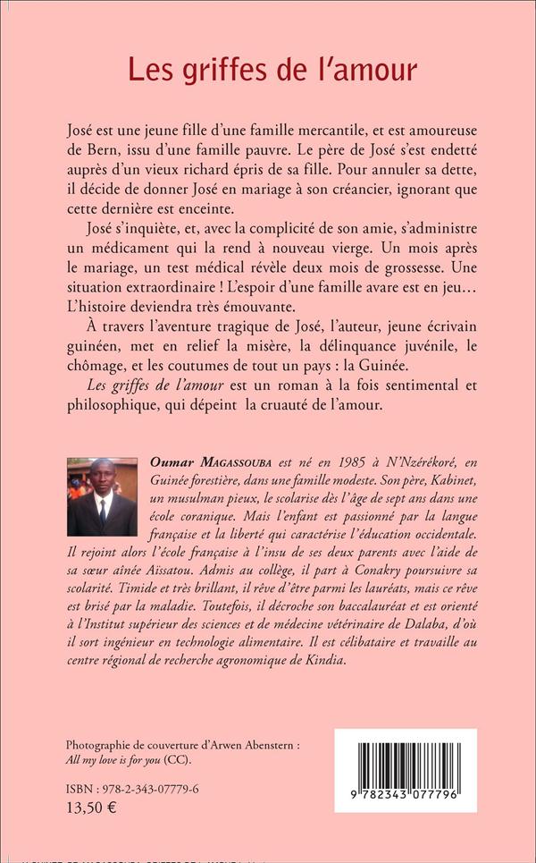 Quatrième de couverture de « LES GRIFFES DE L'AMOUR - ROMAN »