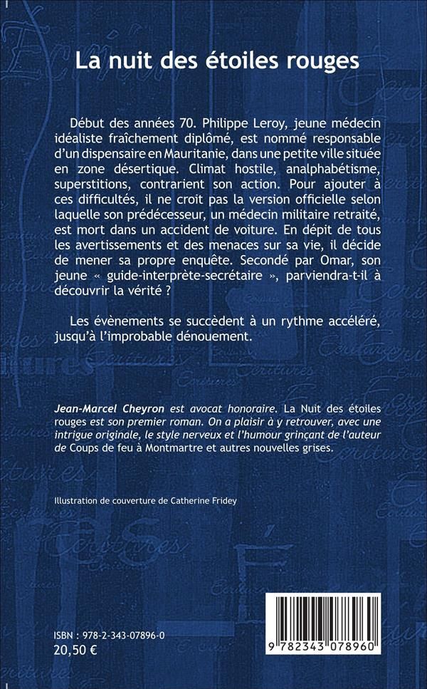 Quatrième de couverture de « LA NUIT DES ETOILES ROUGES - ROMAN »