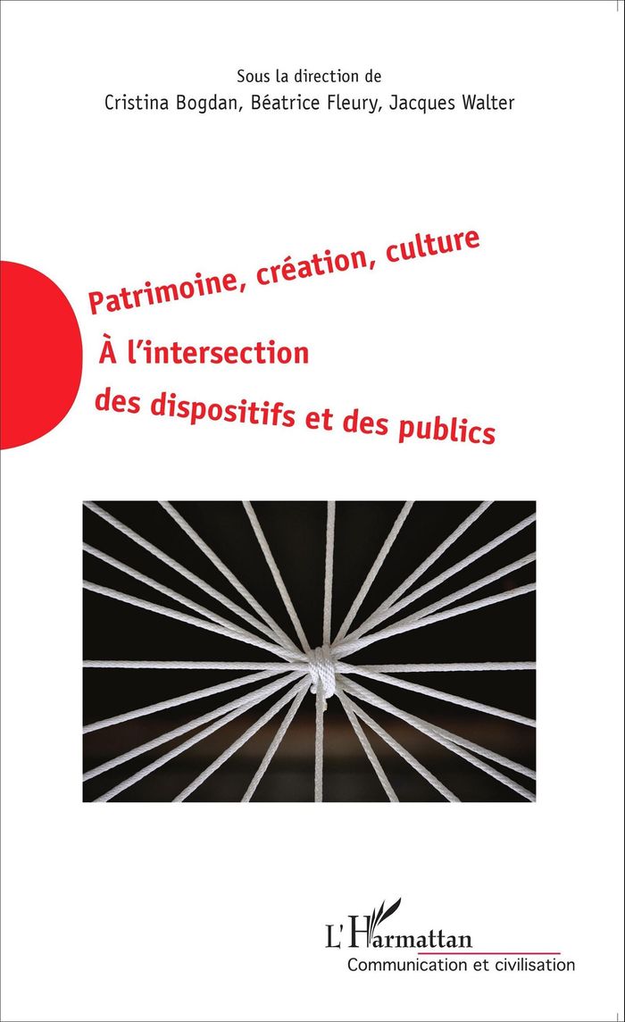 Couverture du livre « PATRIMOINE, CREATION, CULTURE - A L'INTERSECTION DES DISPOSITIFS ET DES PUBLICS » de Walter/fleury/bogdan, librairie Les Contes Infusés à Corte