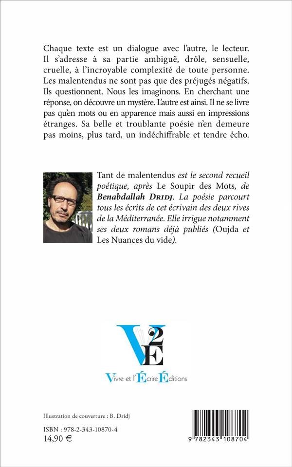 Quatrième de couverture de « TANT DE MALENTENDUS »