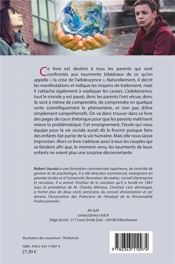 Quatrième de couverture de « SOCIALISATION ET ORIENTATION DE NOS ADOS »