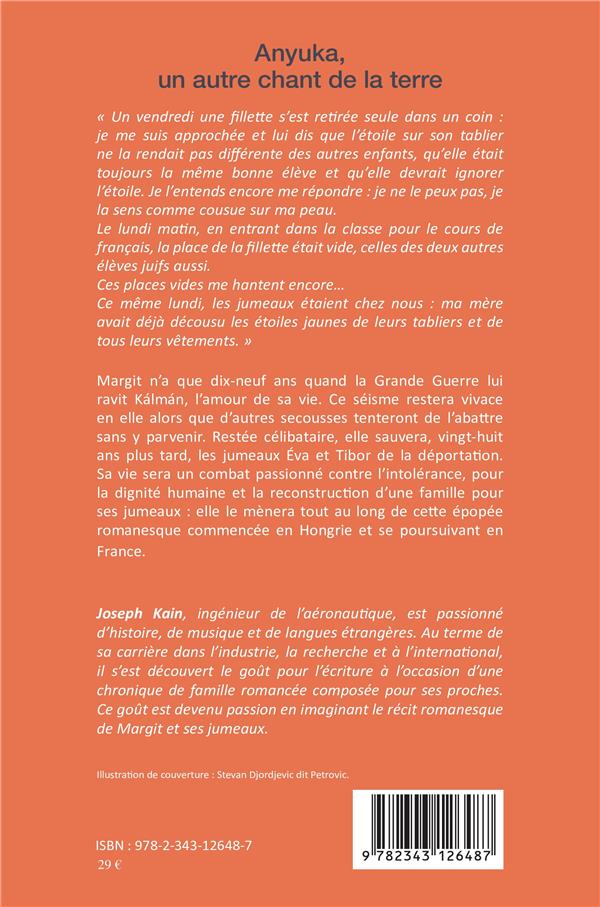 Quatrième de couverture de « ANYUKA, - UN AUTRE CHANT DE LA TERRE - ROMAN »