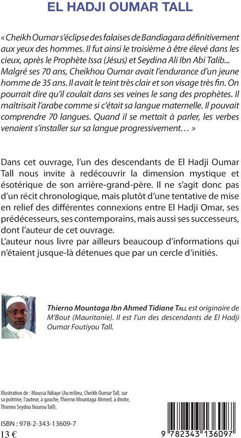 Quatrième de couverture de « EL HADJI OUMAR TALL - L'AIGLE DE ALWAR »