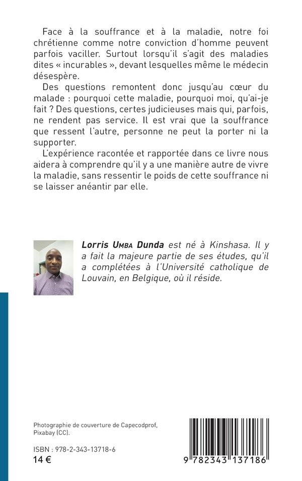 Quatrième de couverture de « MON DIEU, POURQUOI NE M'AS TU PAS ABANDONEE ? - ATTEINTE DE CANCER, UNE RELIGIEUSE RACONTE »