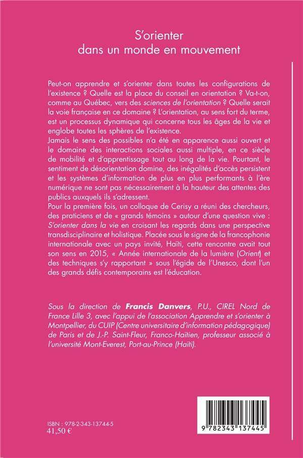 Quatrième de couverture de « S'ORIENTER DANS UN MONDE EN MOUVEMENT »