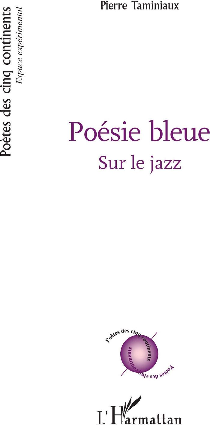 Couverture du livre « POESIE BLEUE - SUR LE JAZZ » de Xxx, librairie Les Contes Infusés à Corte
