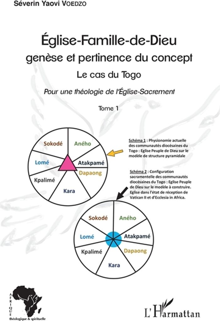 Couverture du livre « EGLISE-FAMILLE-DE-DIEU GENESE ET PERTINENCE DU CONCEPT TOME 1 - VOL01 - LE CAS DU TOGO. POUR UNE THE » de Voedzo Severin Yaovi, librairie Les Contes Infusés à Corte