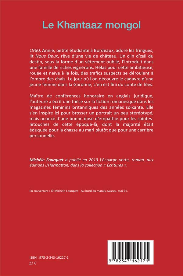 Quatrième de couverture de « LE KHANTAAZ MONGOL - ROMAN »