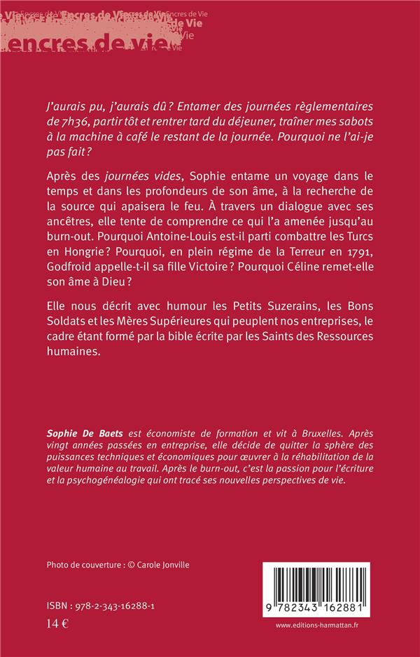Quatrième de couverture de « VOYAGE AU BOUT DU BURN OUT »