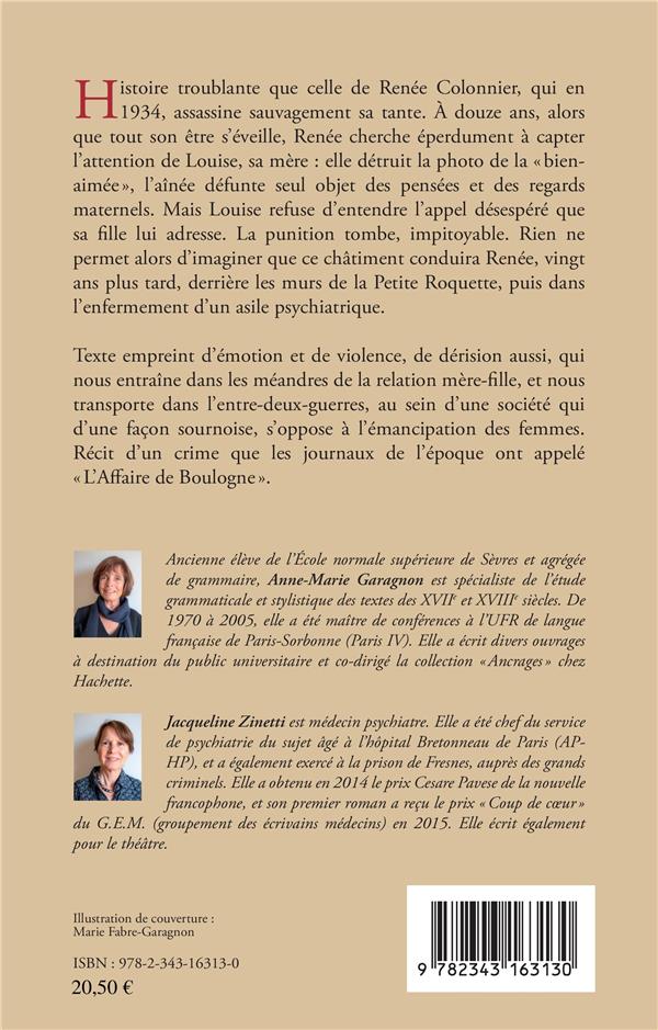 Quatrième de couverture de « L'AFFAIRE DE BOULOGNE - HISTOIRE D'UNE MEURTRIERE AU C UR DES ANNEES TRENTE »