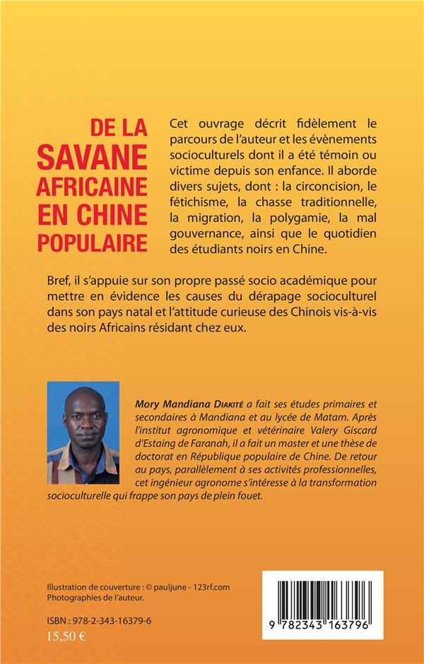Quatrième de couverture de « DE LA SAVANE AFRICAINE EN CHINE POPULAIRE - L'ETRANGE PARCOURS D'UN PEULH DU WASSOLON »