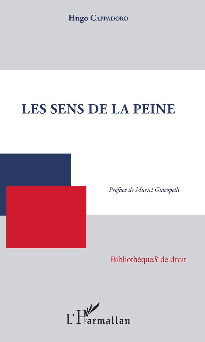 Couverture du livre « LES SENS DE LA PEINE » de Hugo Cappadoro, librairie Les Contes Infusés à Corte