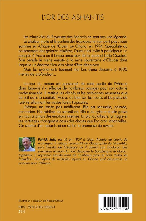 Quatrième de couverture de « L'OR DES ASHANTIS »
